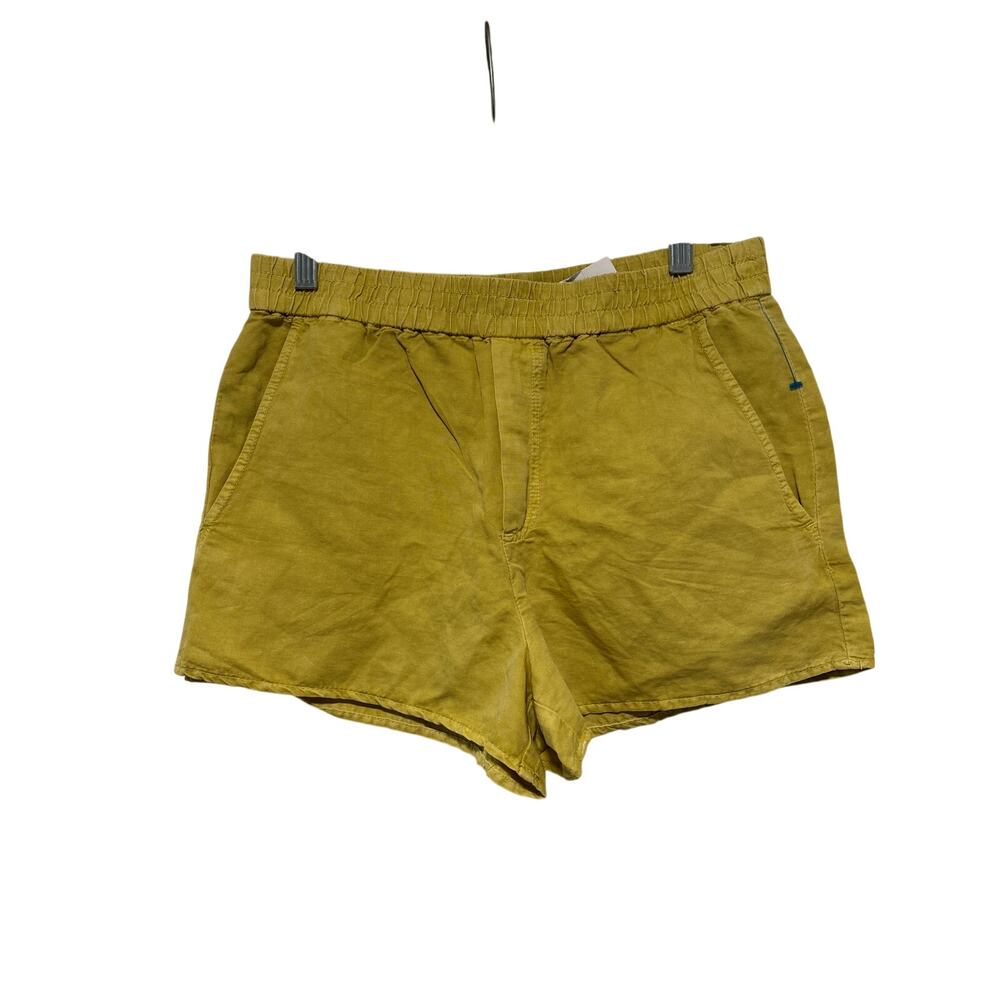 Zara Women's Olive Green High Rise Elastic Waist Shorts Size S NWT - Picture 2 of 9